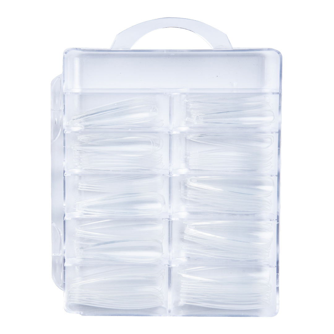 TIPS PRESS ON XXL SHARP 100PCS E66 CLEAR