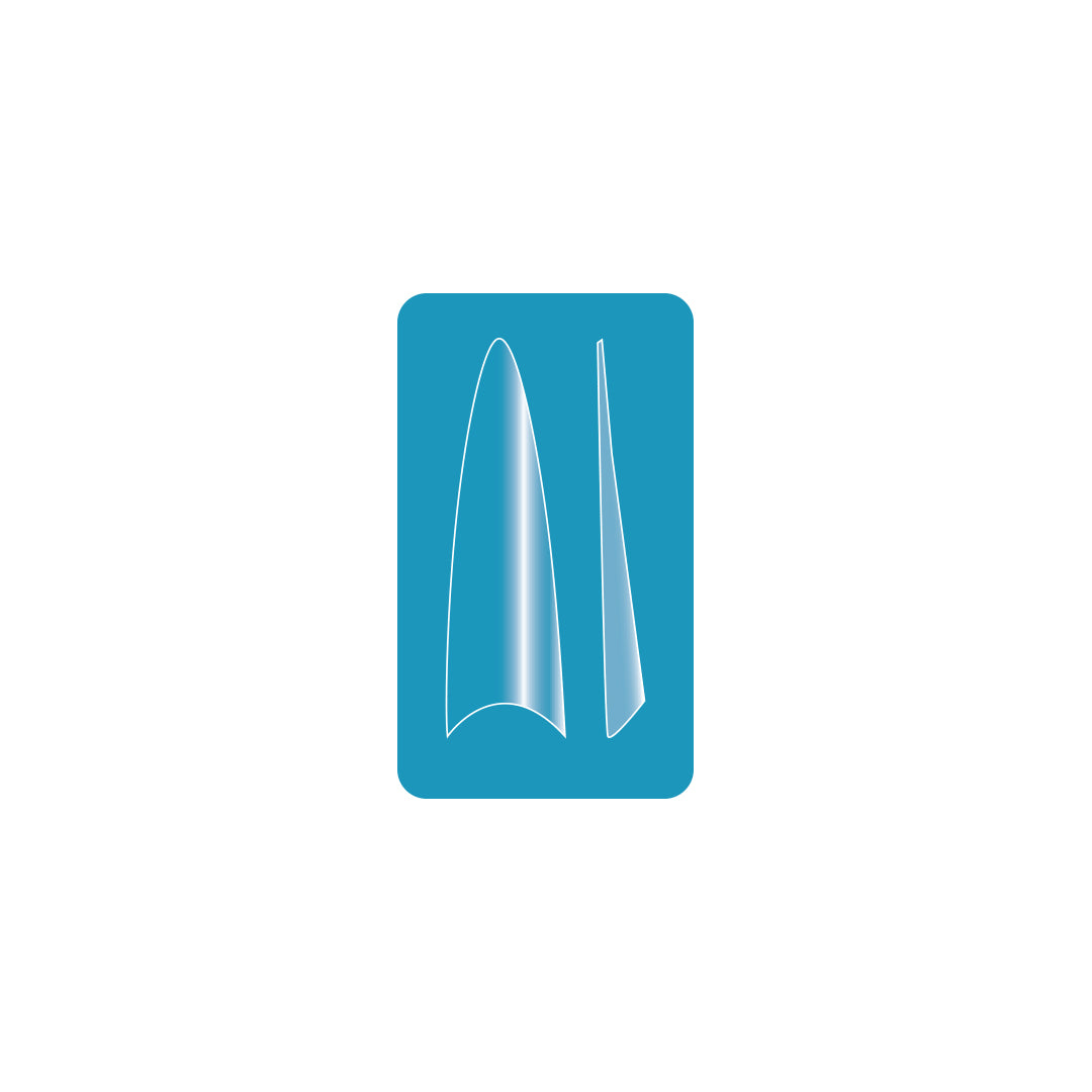 TIPS LONG SHARP 100PCS E44 CLEAR