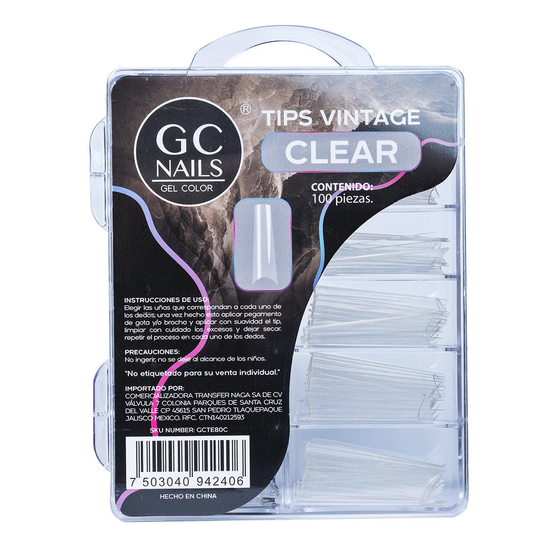 TIPS VINTAGE 100PCS E80 CLEAR