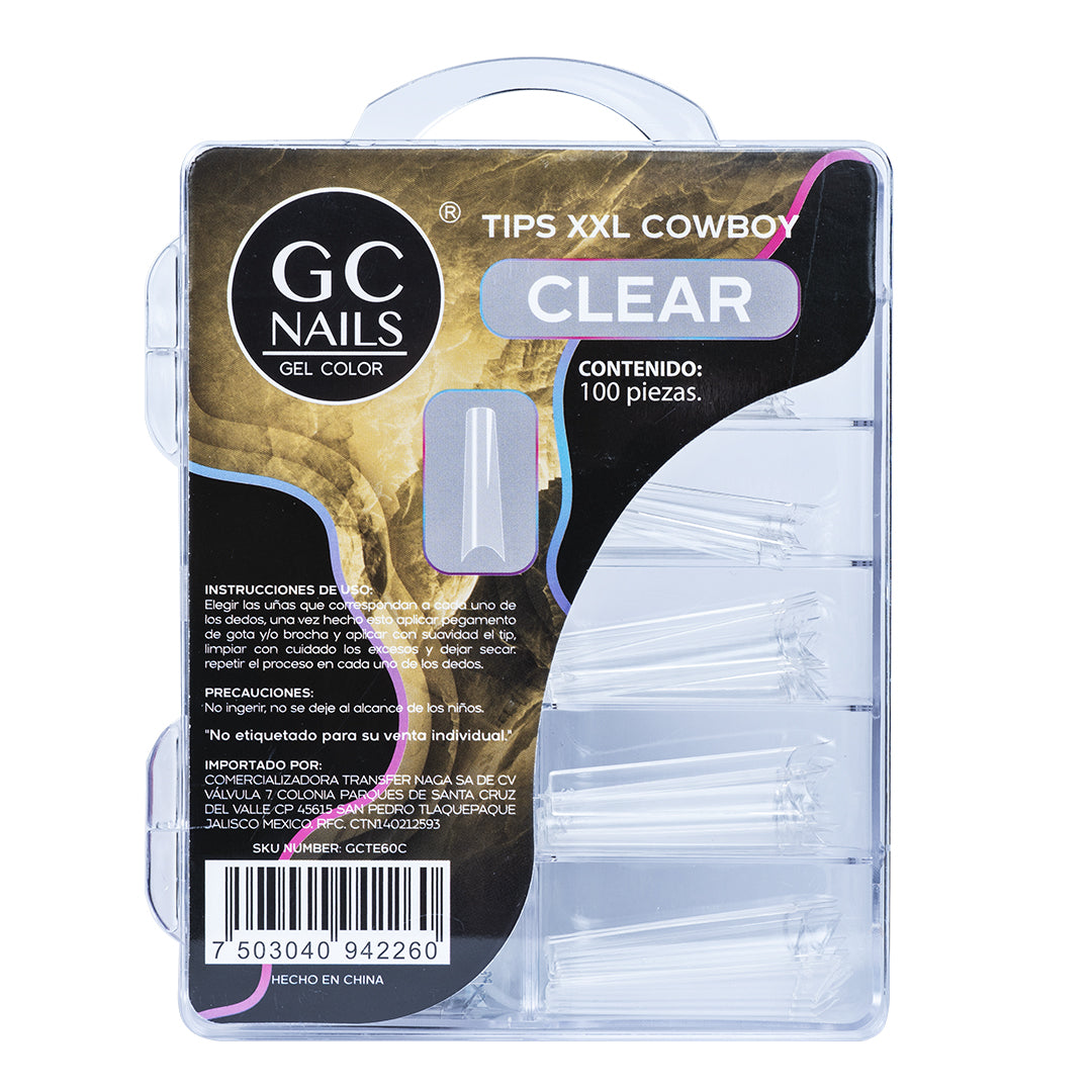 TIPS XXL COWBOY 100PCS E60 CLEAR