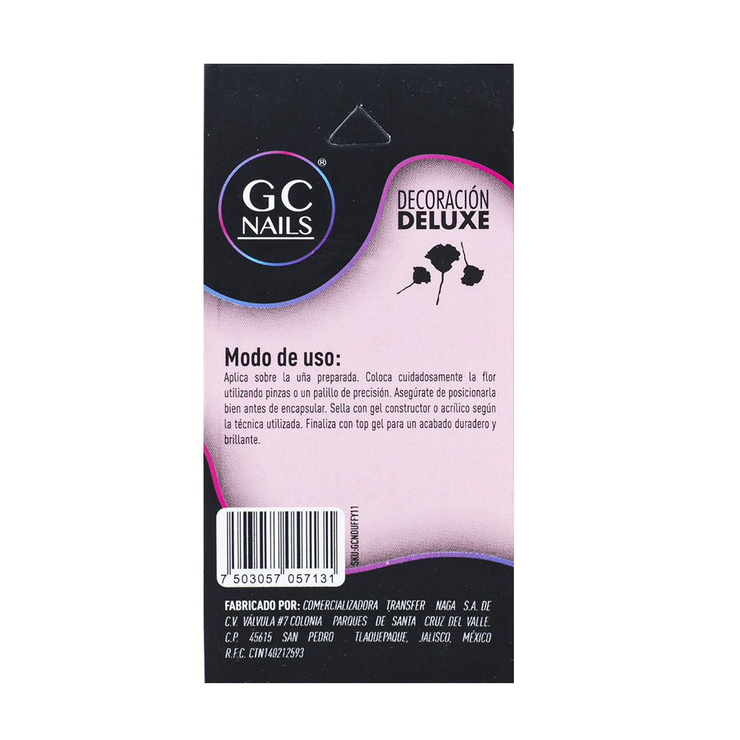 GC SET DELUX DECORACION PARA UÑAS FLOWERS FOR YOU #11