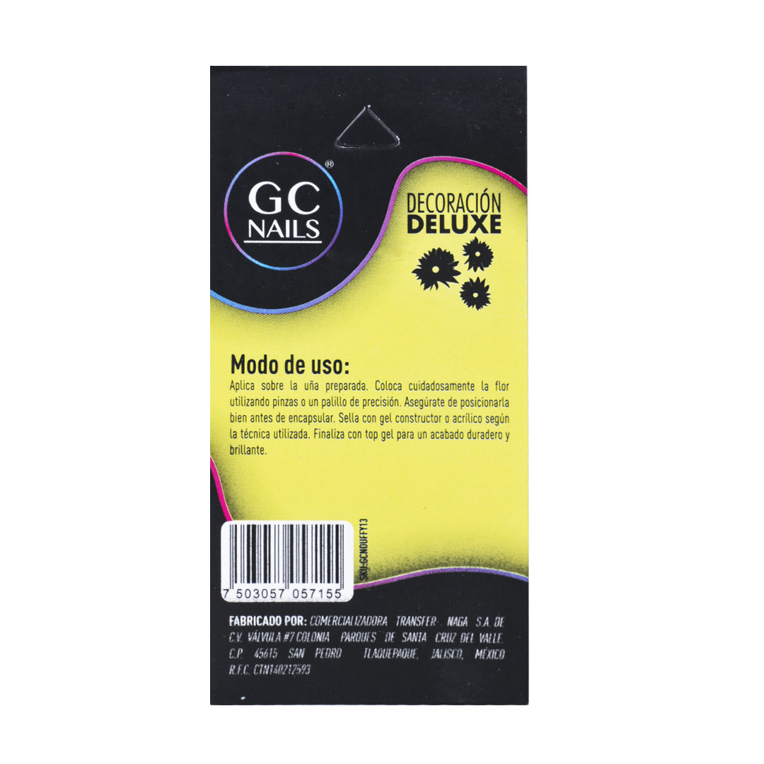 GC SET DELUX DECORACION PARA UÑAS FLOWERS FOR YOU #13