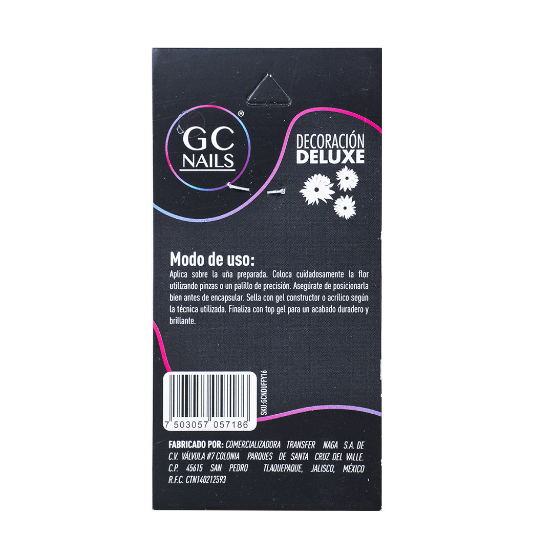 GC SET DELUX DECORACION PARA UÑAS FLOWERS FOR YOU #16