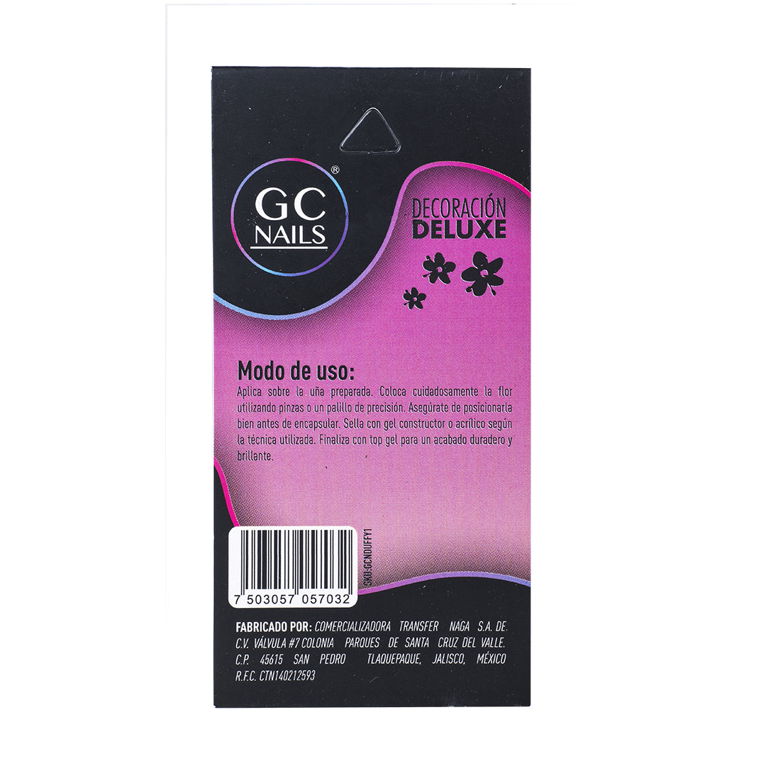 GC SET DELUX DECORACION PARA UÑAS FLOWERS FOR YOU #1
