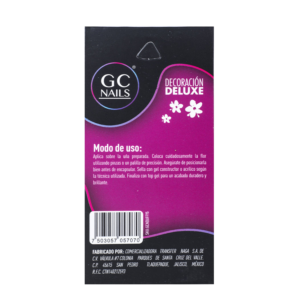 GC SET DELUX DECORACION PARA UÑAS FLOWERS FOR YOU #5