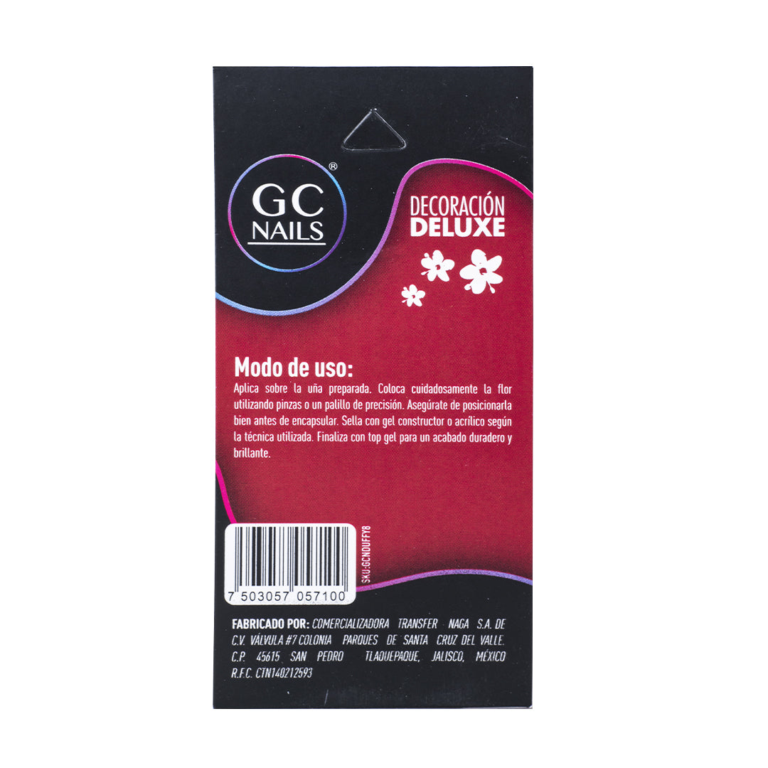 GC SET DELUX DECORACION PARA UÑAS FLOWERS FOR YOU #8