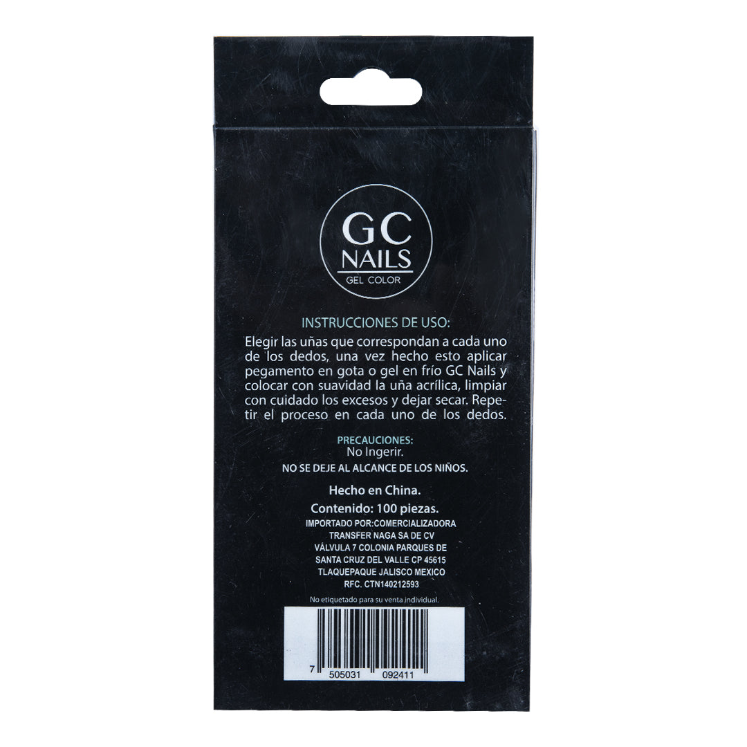 Tips 100 pz ARROW Punta de Lanza Natural GC nails