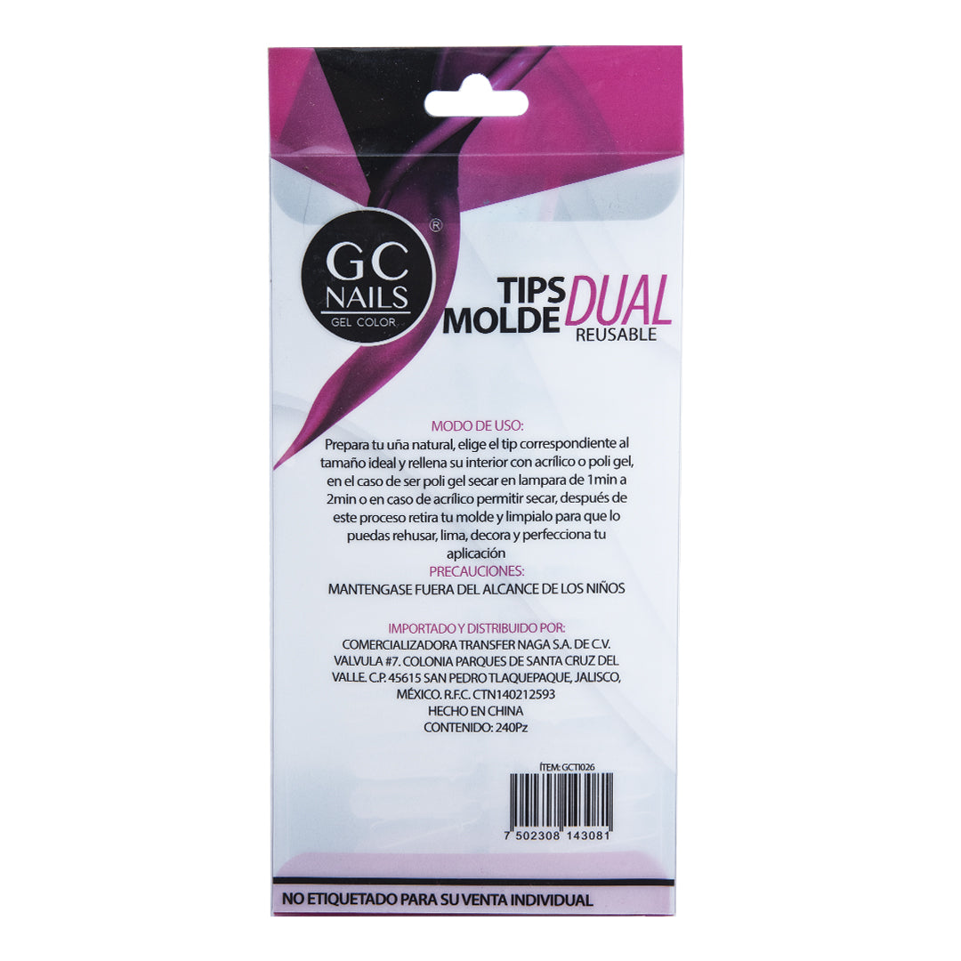 GC TIPS DUAL PARA ACRI GEL