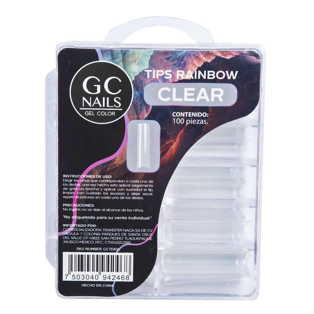 TIPS RAINBOW 100PCS E83 CLEAR