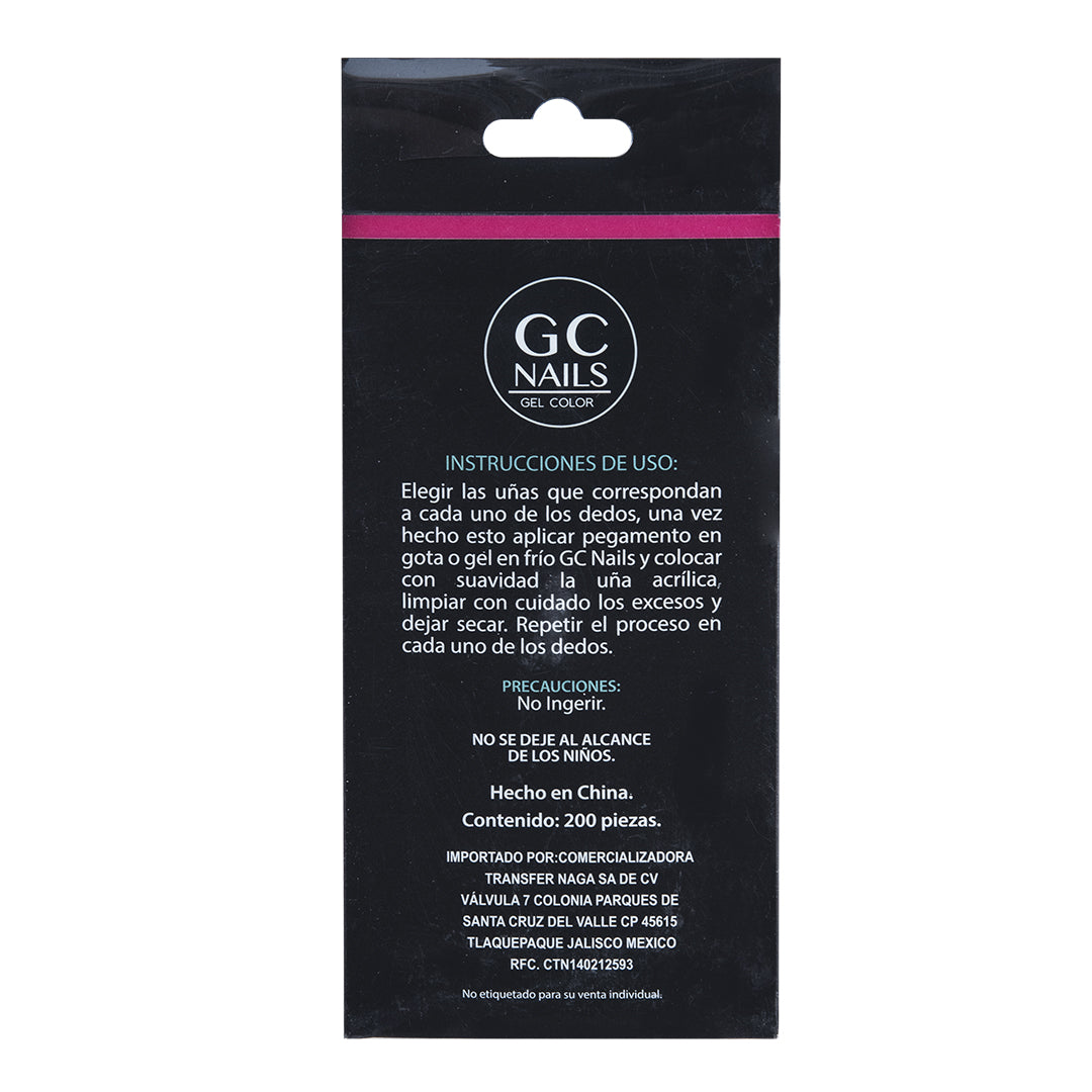 Tips 200 pz TREE SYSTEM cristal GC nails