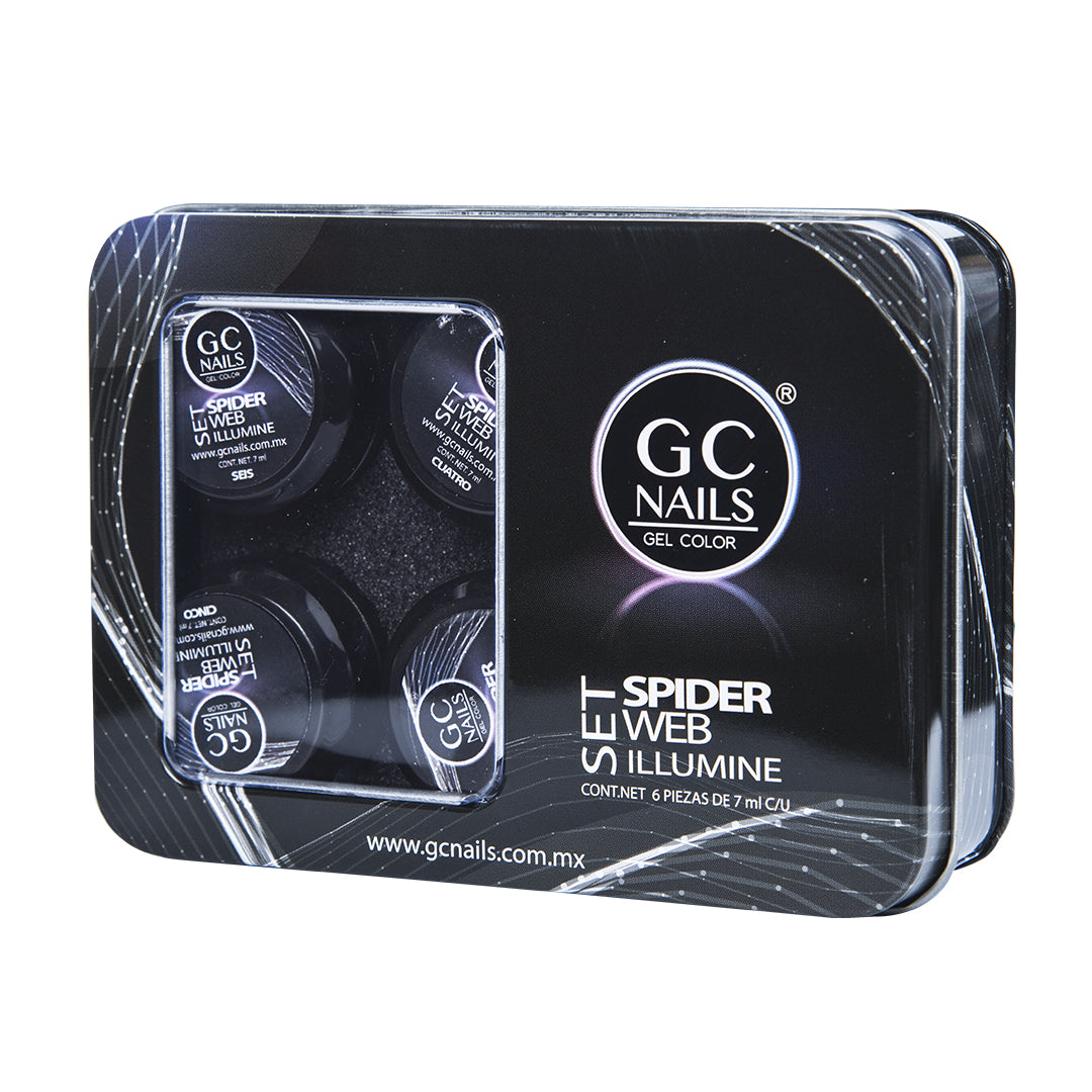 GC SPIDER GEL NEON (paquete con 6 colores)