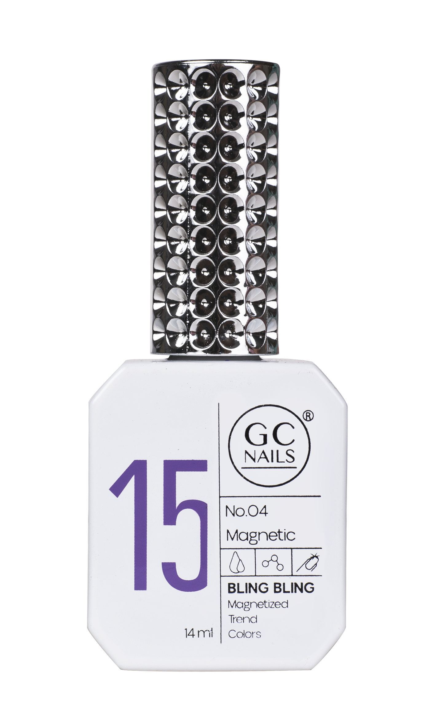 GC MAGNETIC BLING BLING MAGNETIZED TREND COLORS C/14ML #015