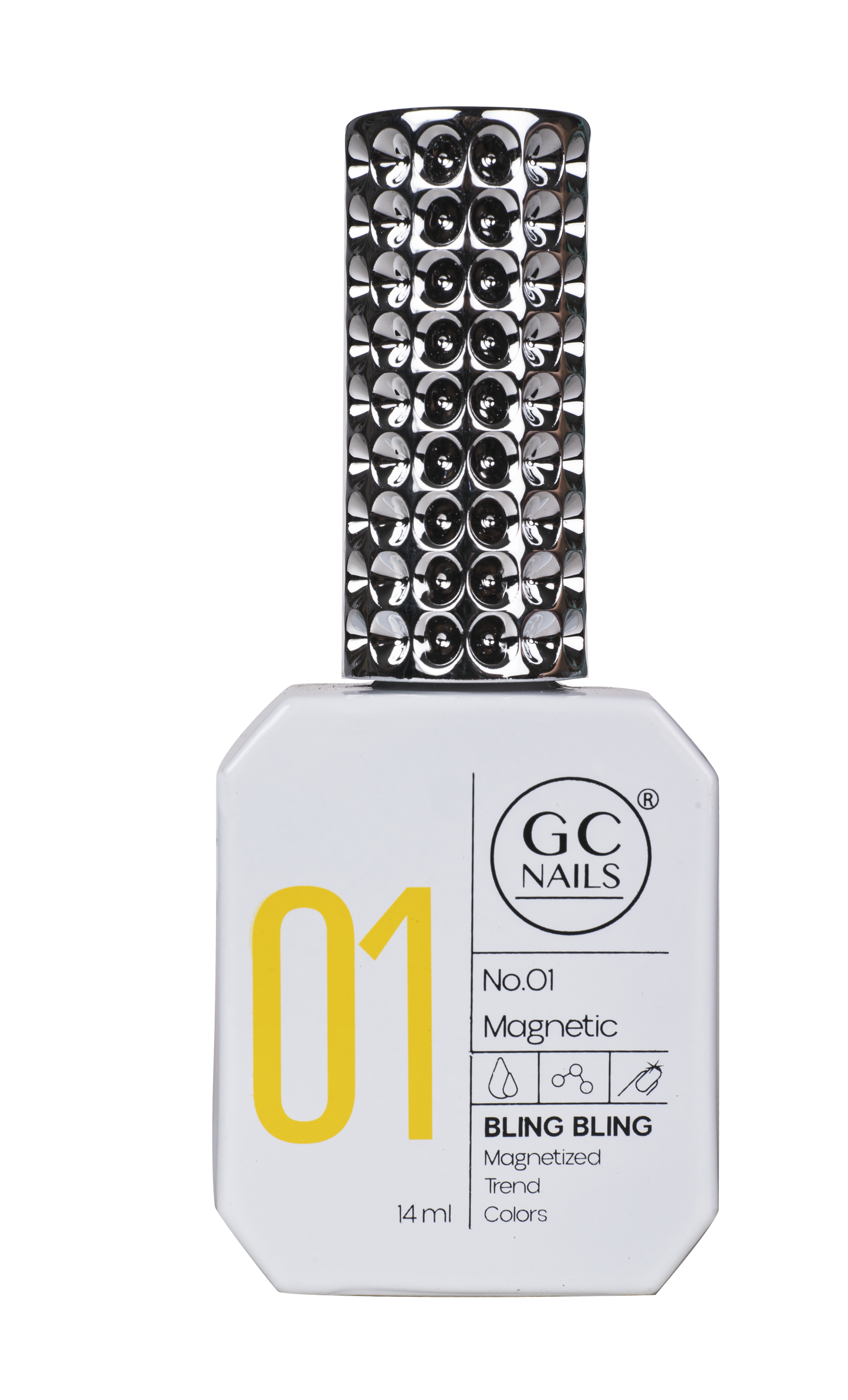 GC MAGNETIC BLING BLING MAGNETIZED TREND COLORS C/14ML #001