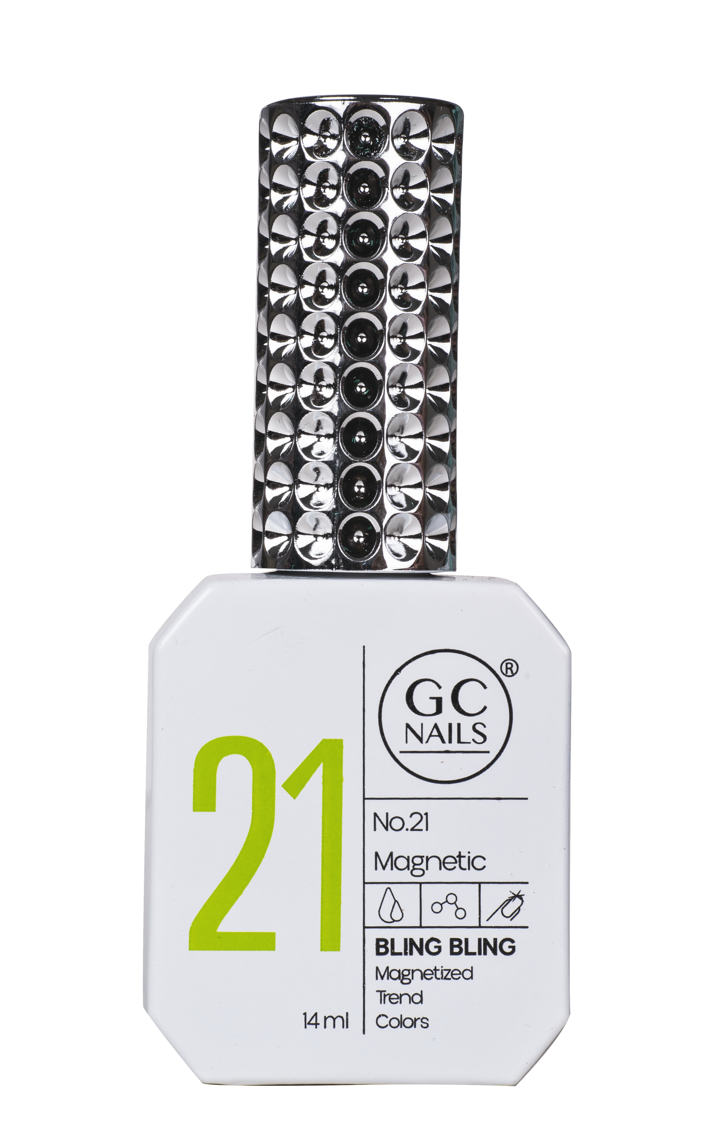 GC MAGNETIC BLING BLING MAGNETIZED TREND COLORS C/14ML #021
