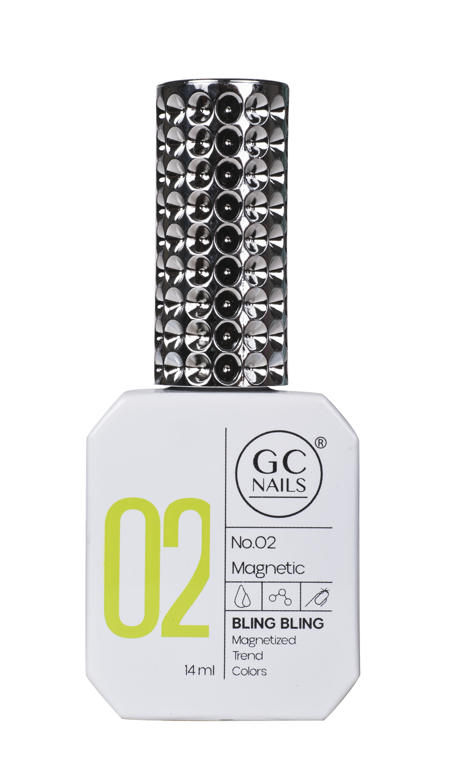 GC MAGNETIC BLING BLING MAGNETIZED TREND COLORS C/14ML #002