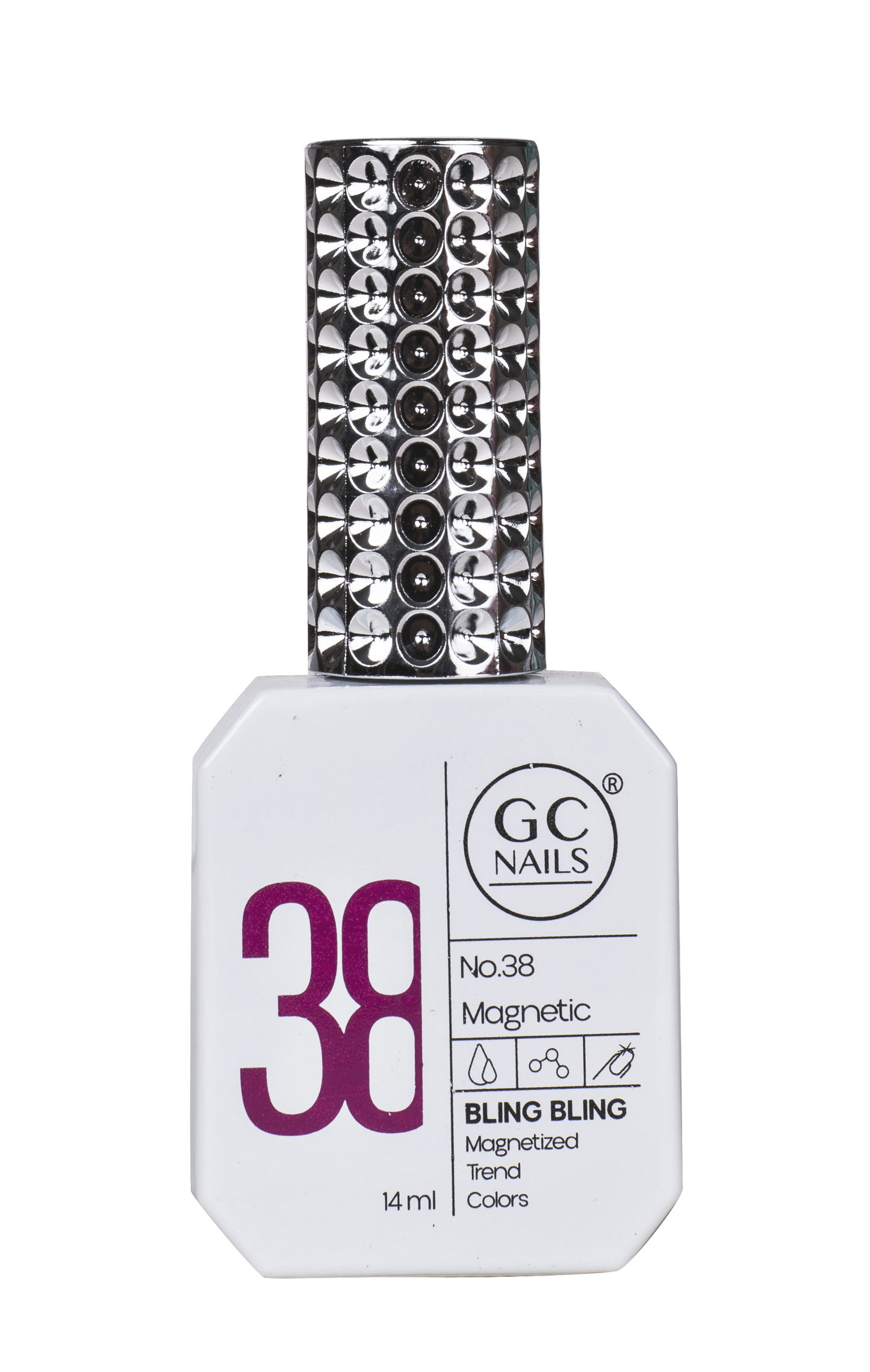 GC MAGNETIC BLING BLING MAGNETIZED TREND COLORS C/14ML #038
