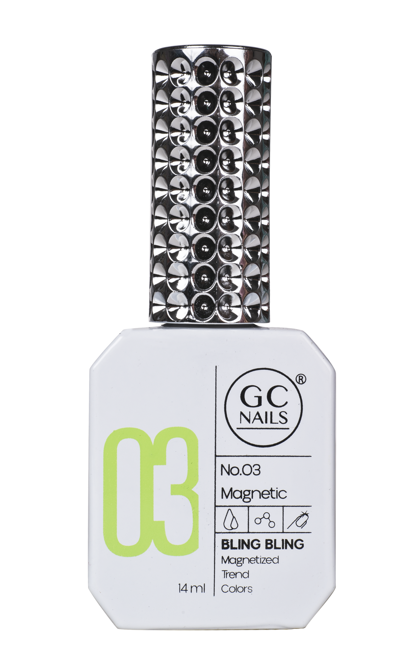 GC MAGNETIC BLING BLING MAGNETIZED TREND COLORS C/14ML #003