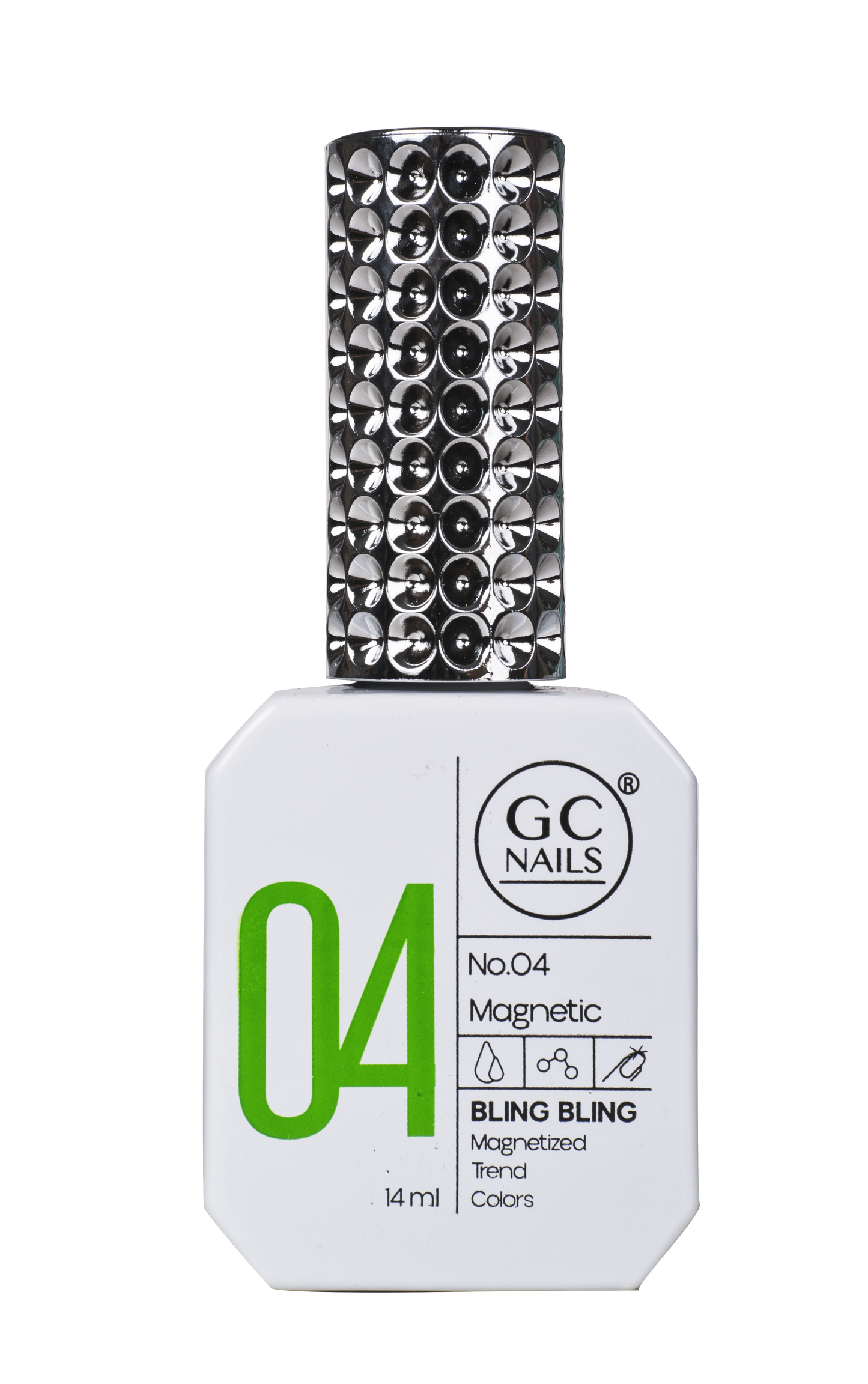 GC MAGNETIC BLING BLING MAGNETIZED TREND COLORS C/14ML #004