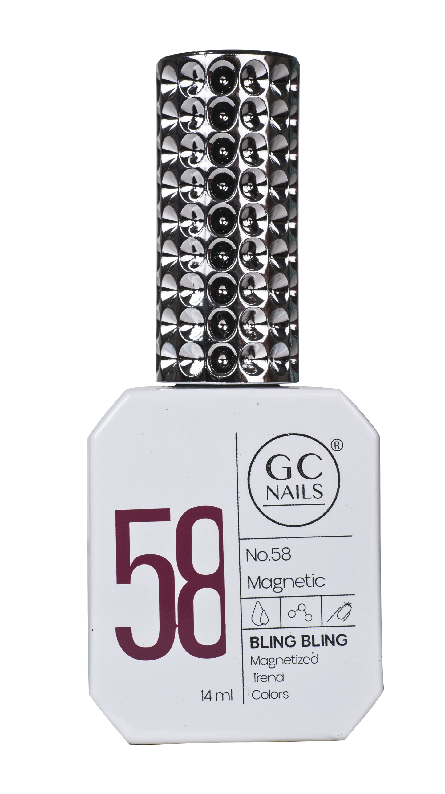 GC MAGNETIC BLING BLING MAGNETIZED TREND COLORS C/14ML #058