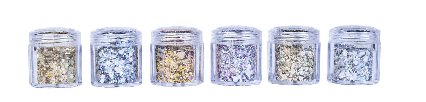 GC DECORACION BLING BLING #01 GLITTER TULIPAN C/6PZ