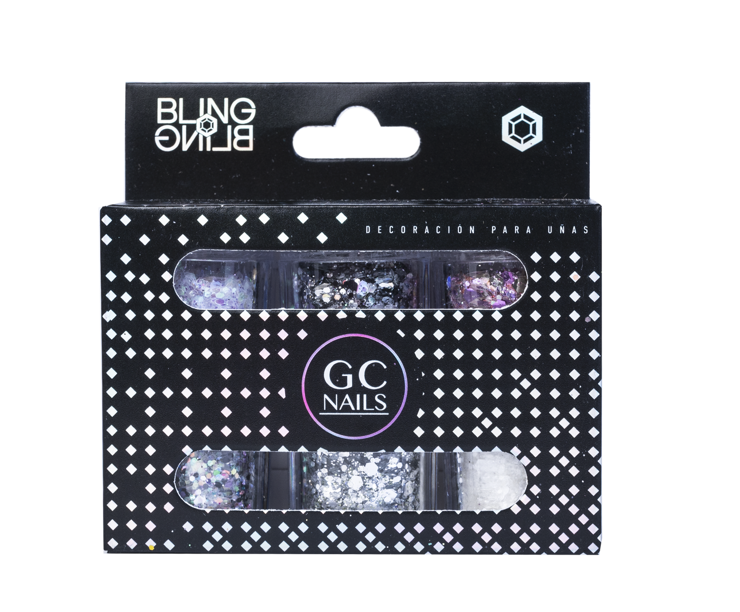 GC DECORACION BLING BLING #02 GLITTER UNICORNIO C/6PZ