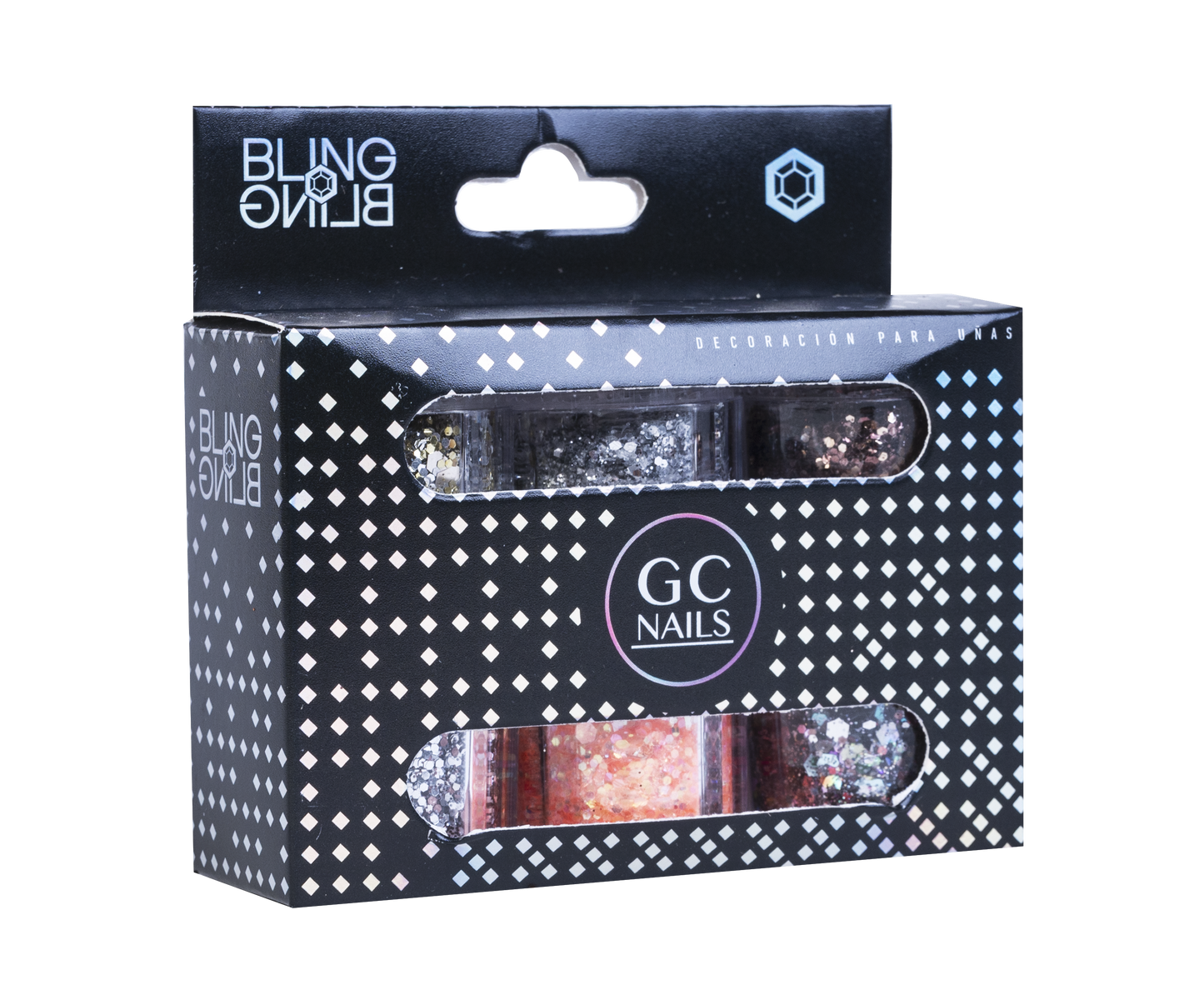 GC DECORACION BLING BLING #03 GLITTER MAPLE C/6PZ