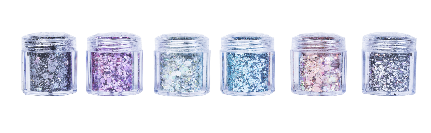 GC DECORACION BLING BLING #06 GLITTER SIRENA C/6PZ