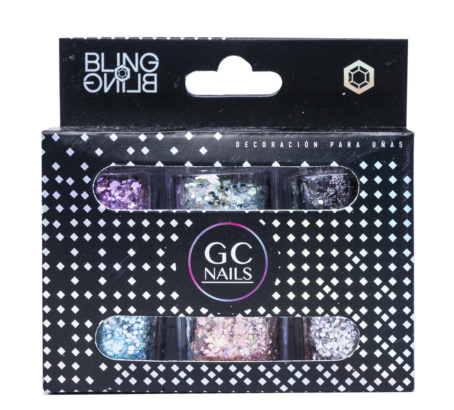 GC DECORACION BLING BLING #06 GLITTER SIRENA C/6PZ