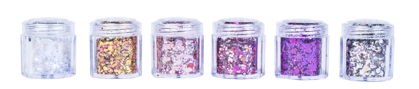 GC DECORACION BLING BLING #07 GLITTER MILO C/6PZ
