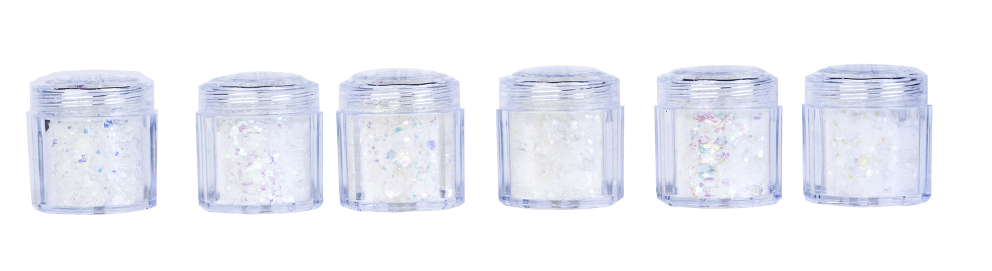 GC DECORACION BLING BLING #08 GLITTER PERLA C/6PZ