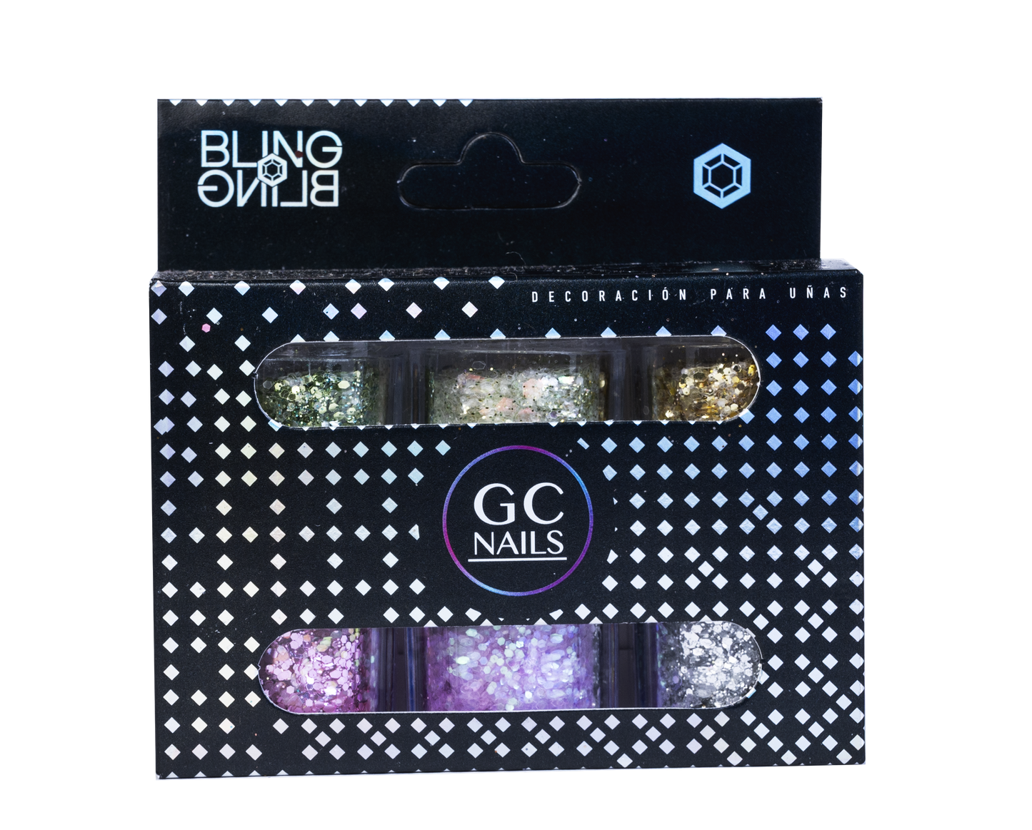 GC DECORACION BLING BLING #09 GLITTER ADA C/6PZ