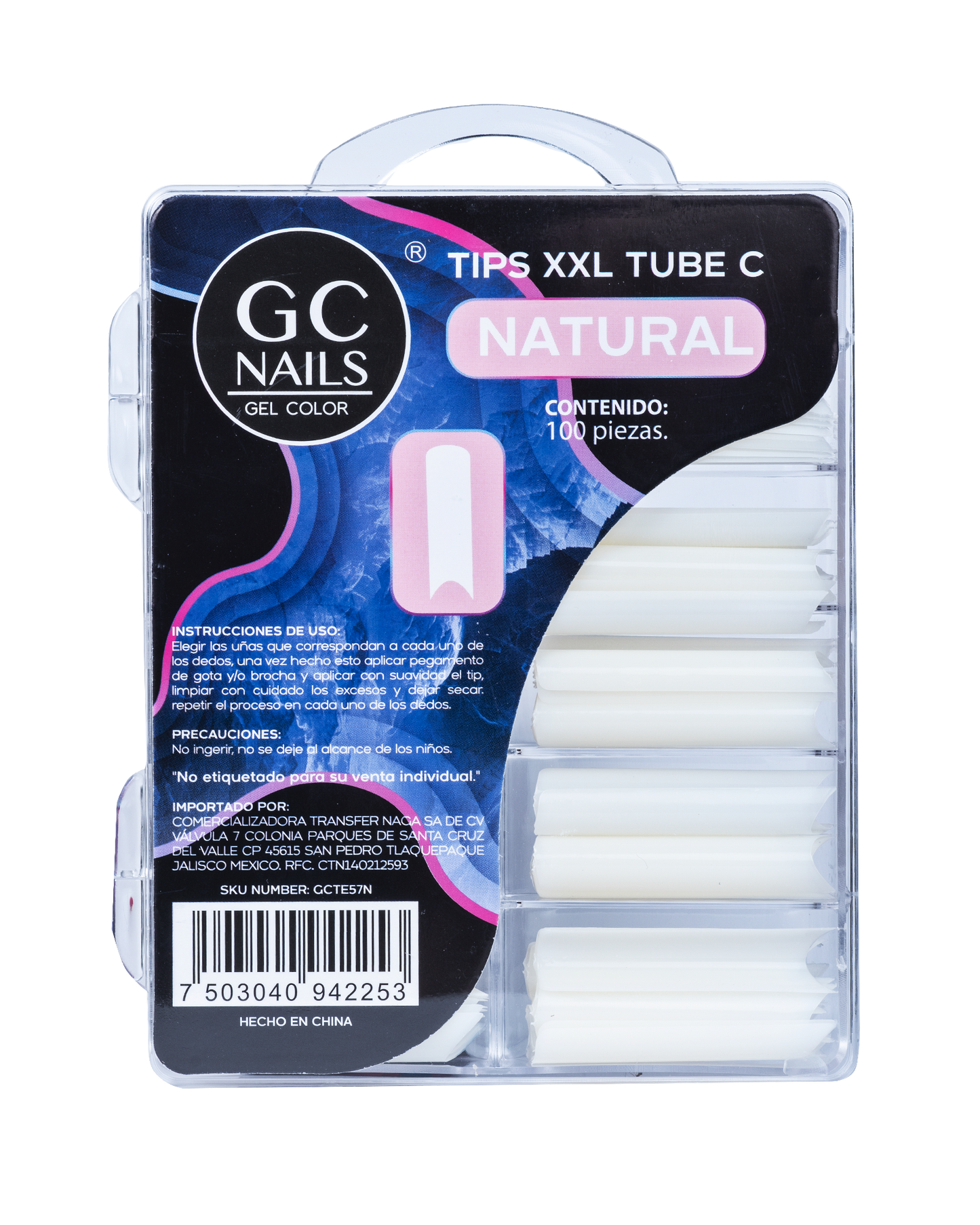 TIPS XXL TUBE C 100PCS E57 NATURAL