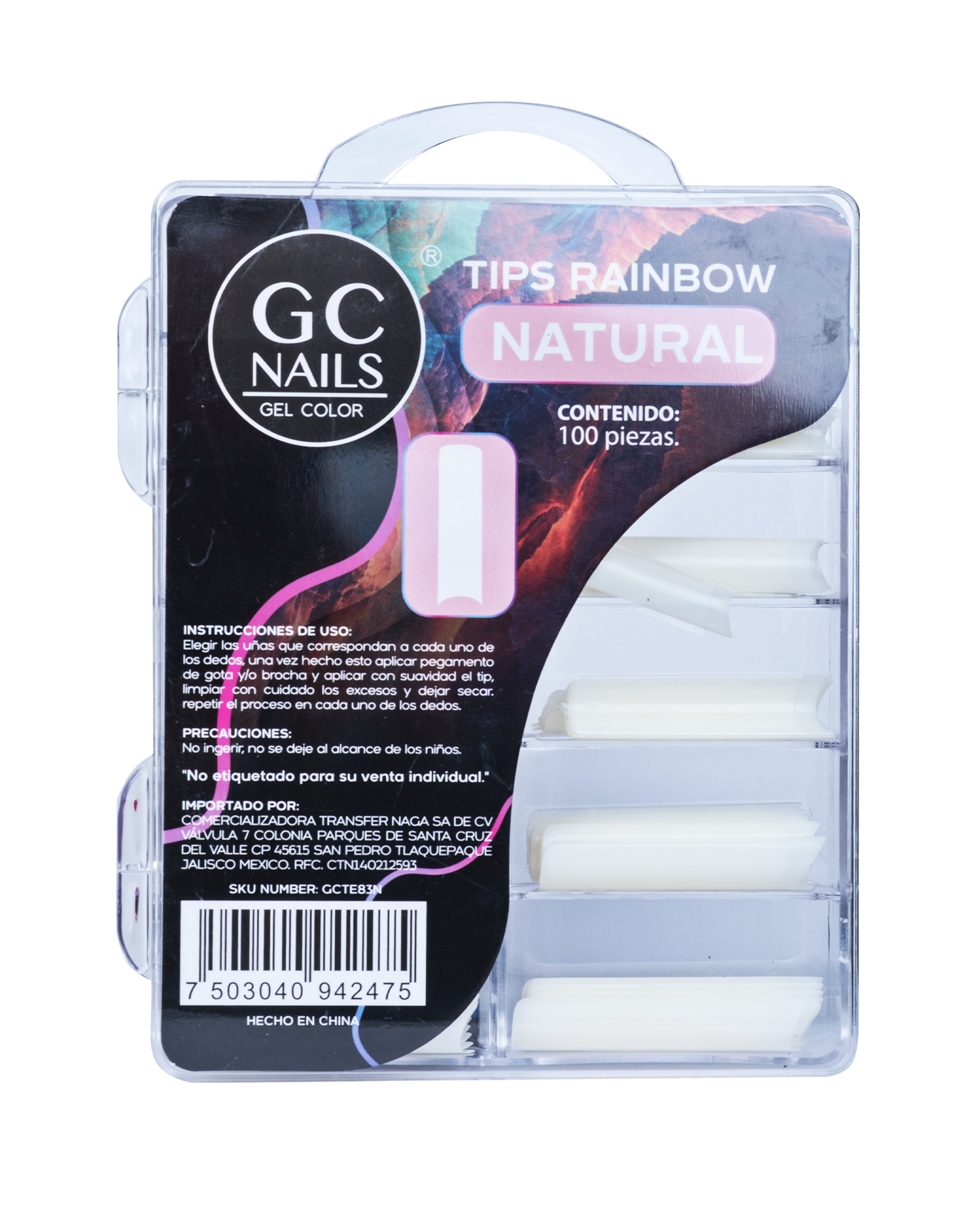 TIPS RAINBOW 100PCS E83 NATURAL