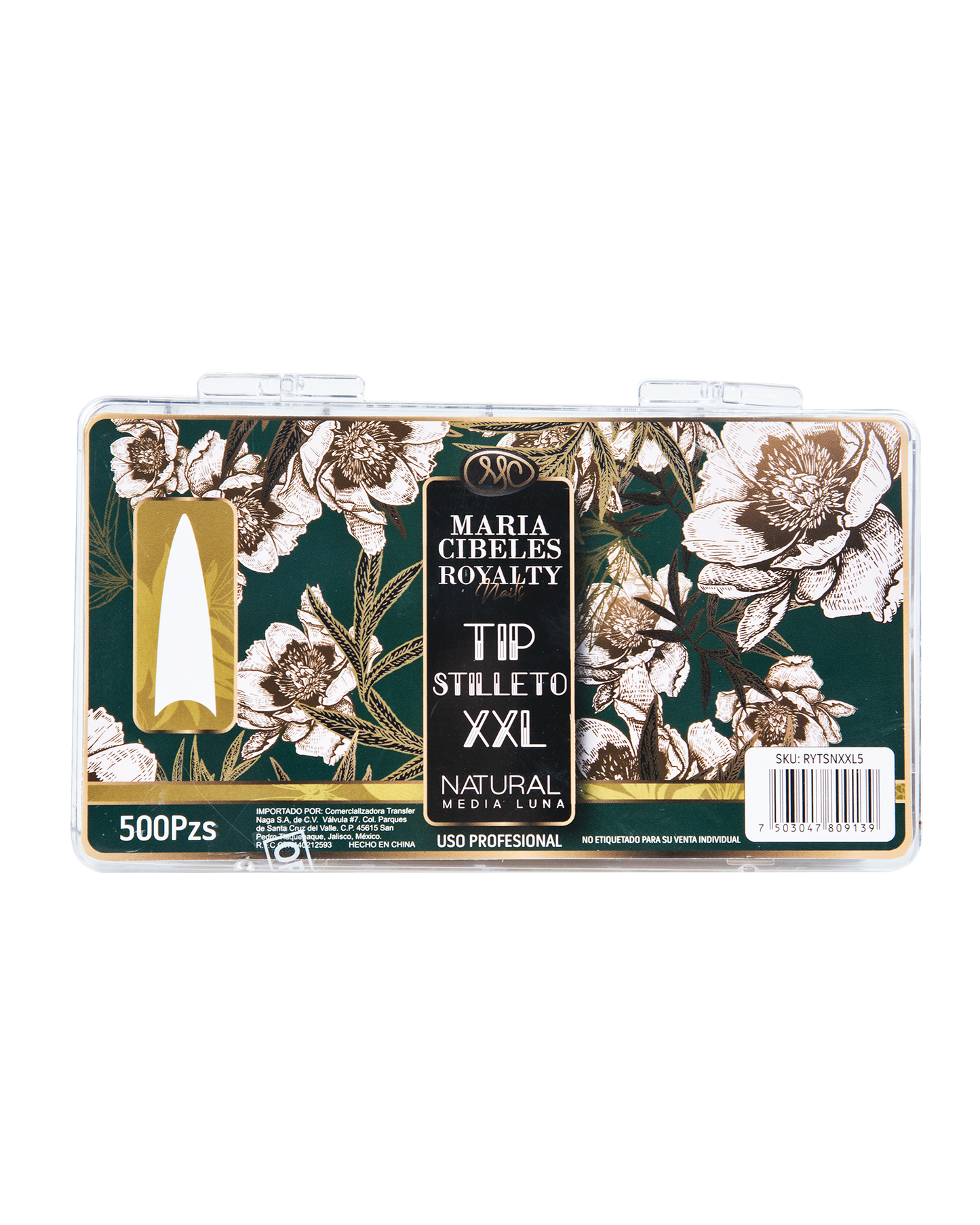 ROYALTY XXL STILLETO 500PCS NATURAL