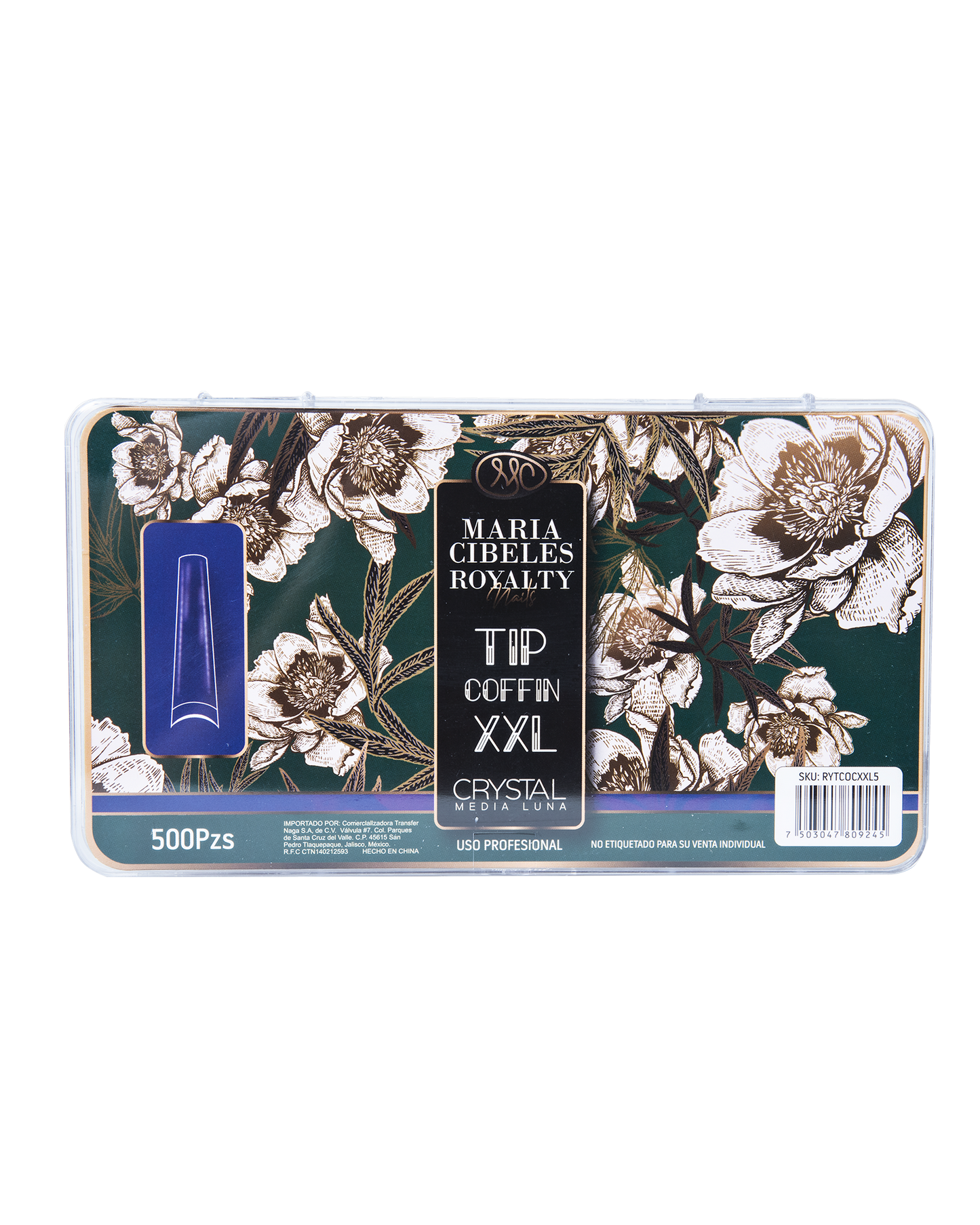 MC ROYALTY XXL COFFIN 500PCS CLEAR