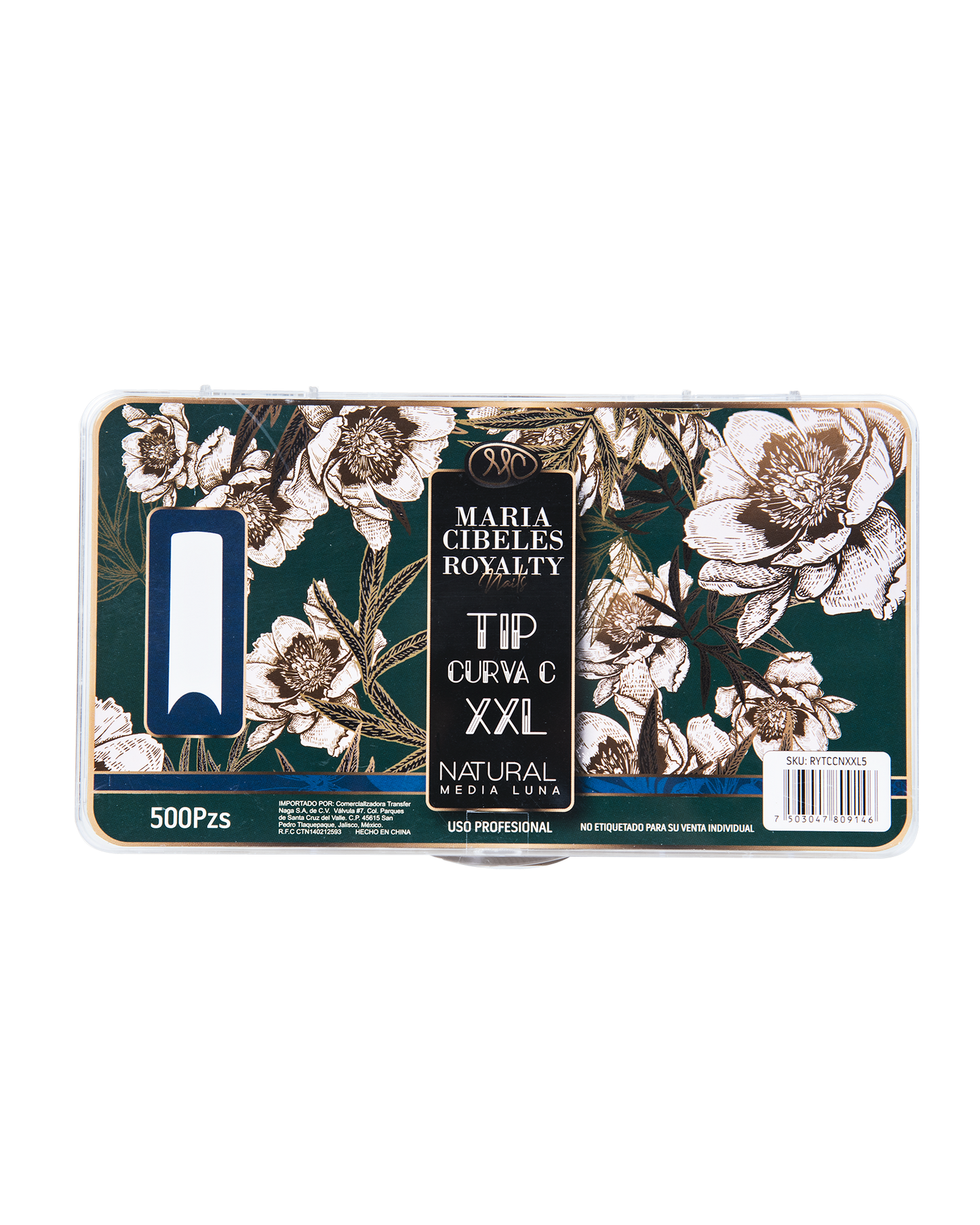 ROYALTY XXL CURVA C 500PCS NATURAL