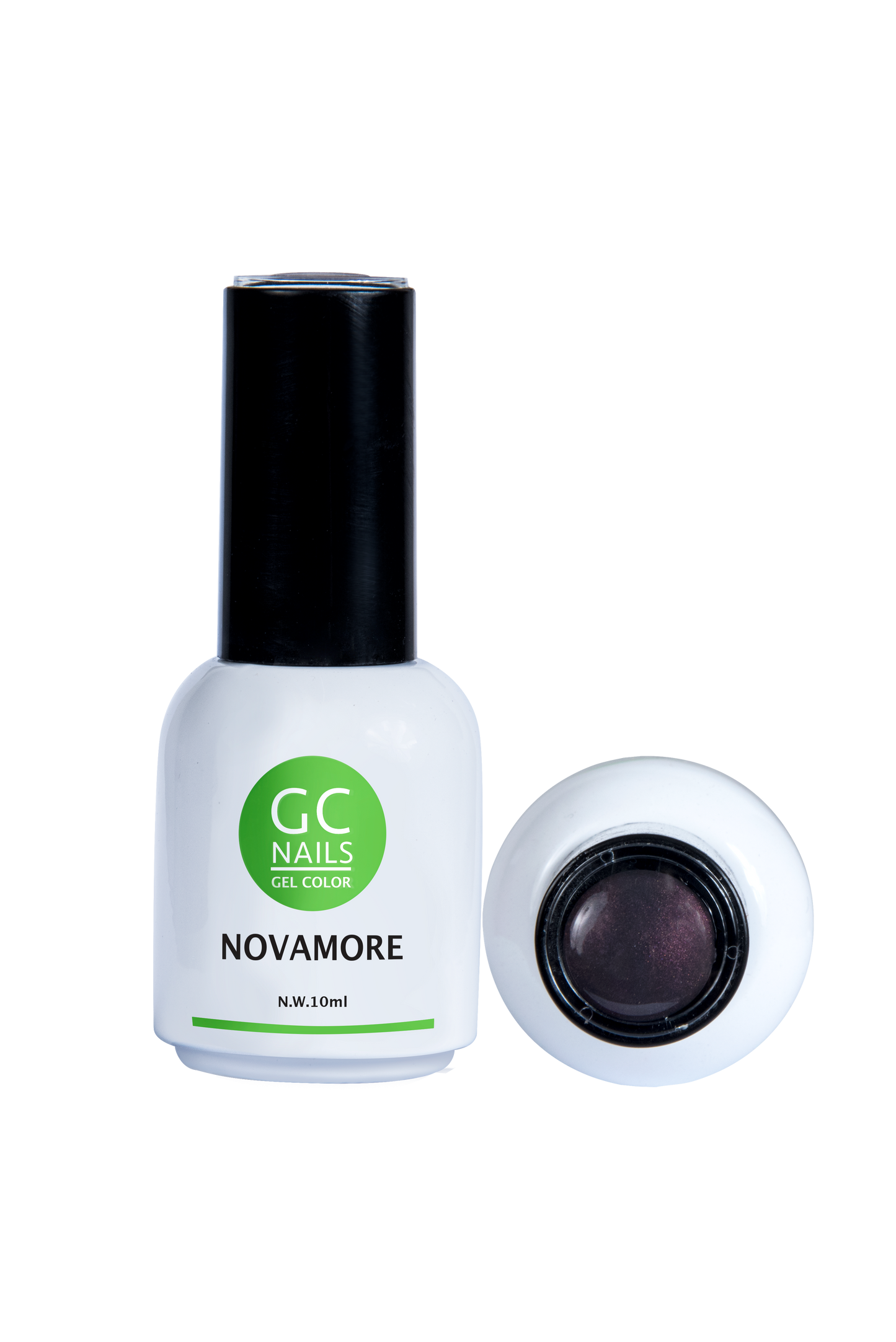 GC NAILS GEL NOVAMORE 10ml negro caracol 33