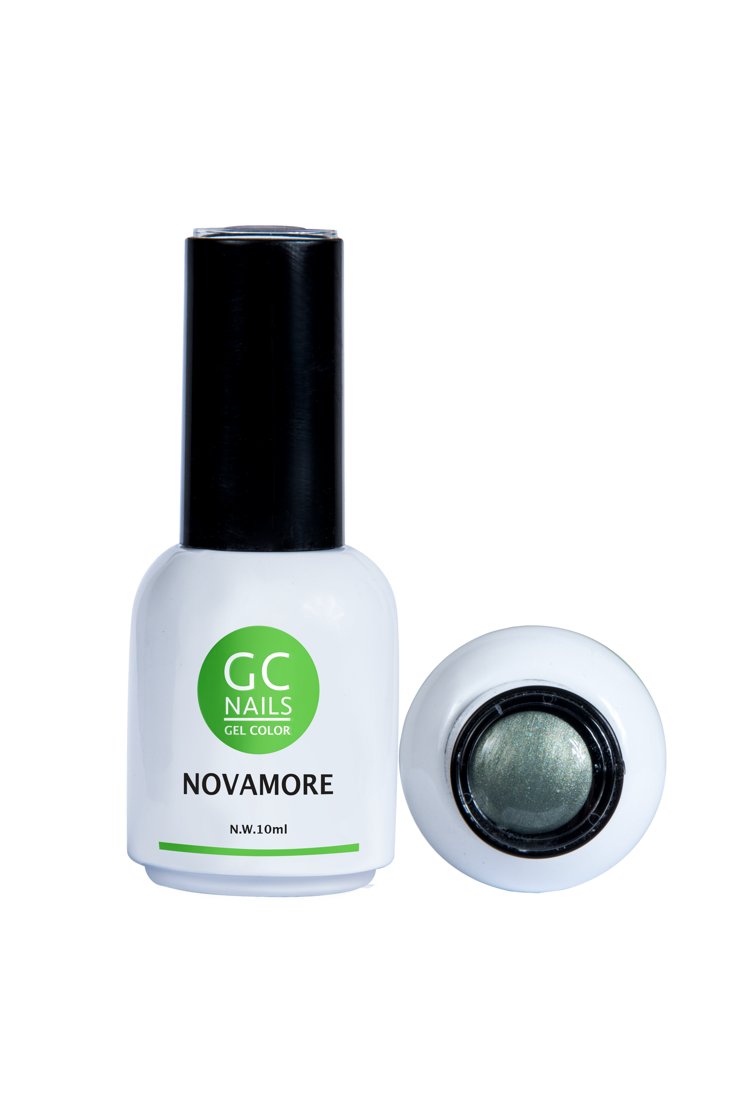 GC NAILS GEL NOVAMORE 10ml verde acero 40