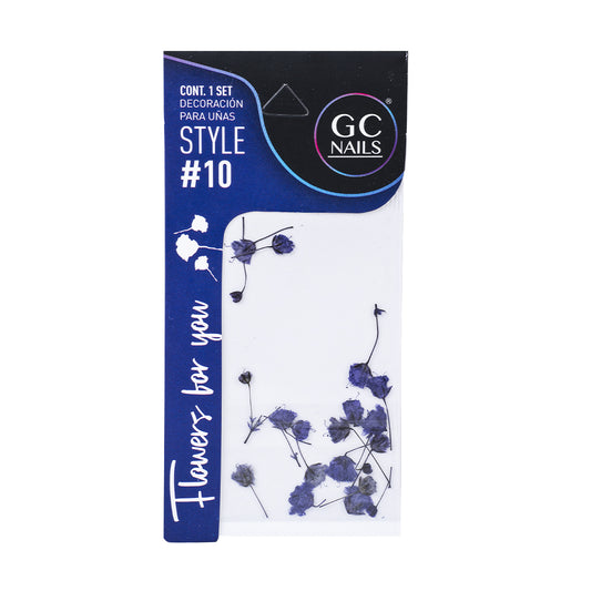 GC SET DELUX DECORACION PARA UÑAS FLOWERS FOR YOU #10