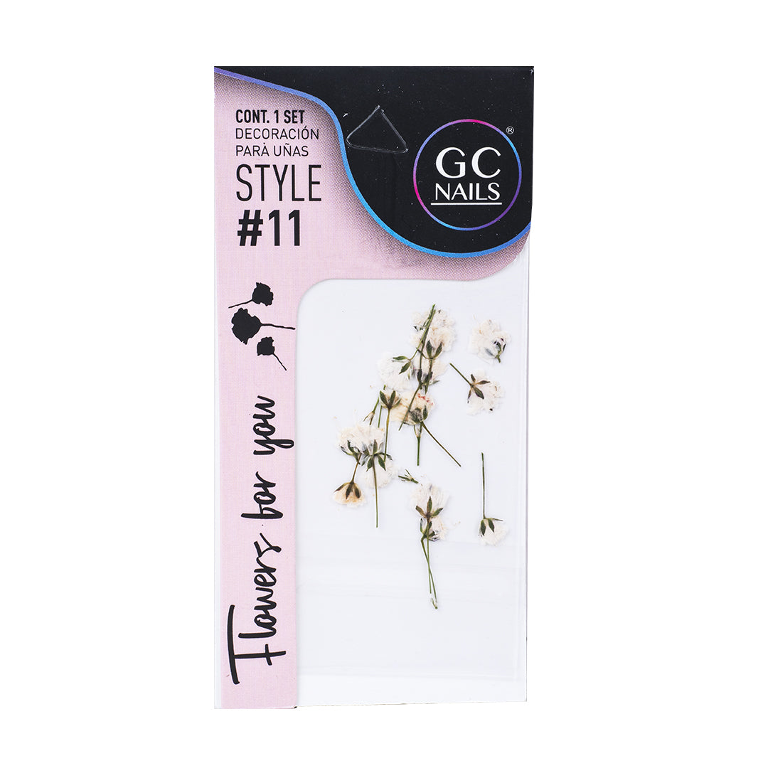 GC SET DELUX DECORACION PARA UÑAS FLOWERS FOR YOU #11