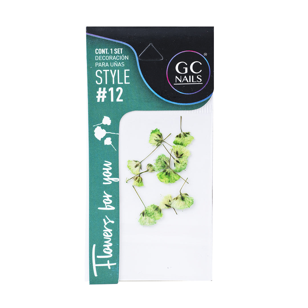 GC SET DELUX DECORACION PARA UÑAS FLOWERS FOR YOU #12