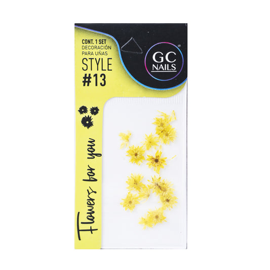GC SET DELUX DECORACION PARA UÑAS FLOWERS FOR YOU #13
