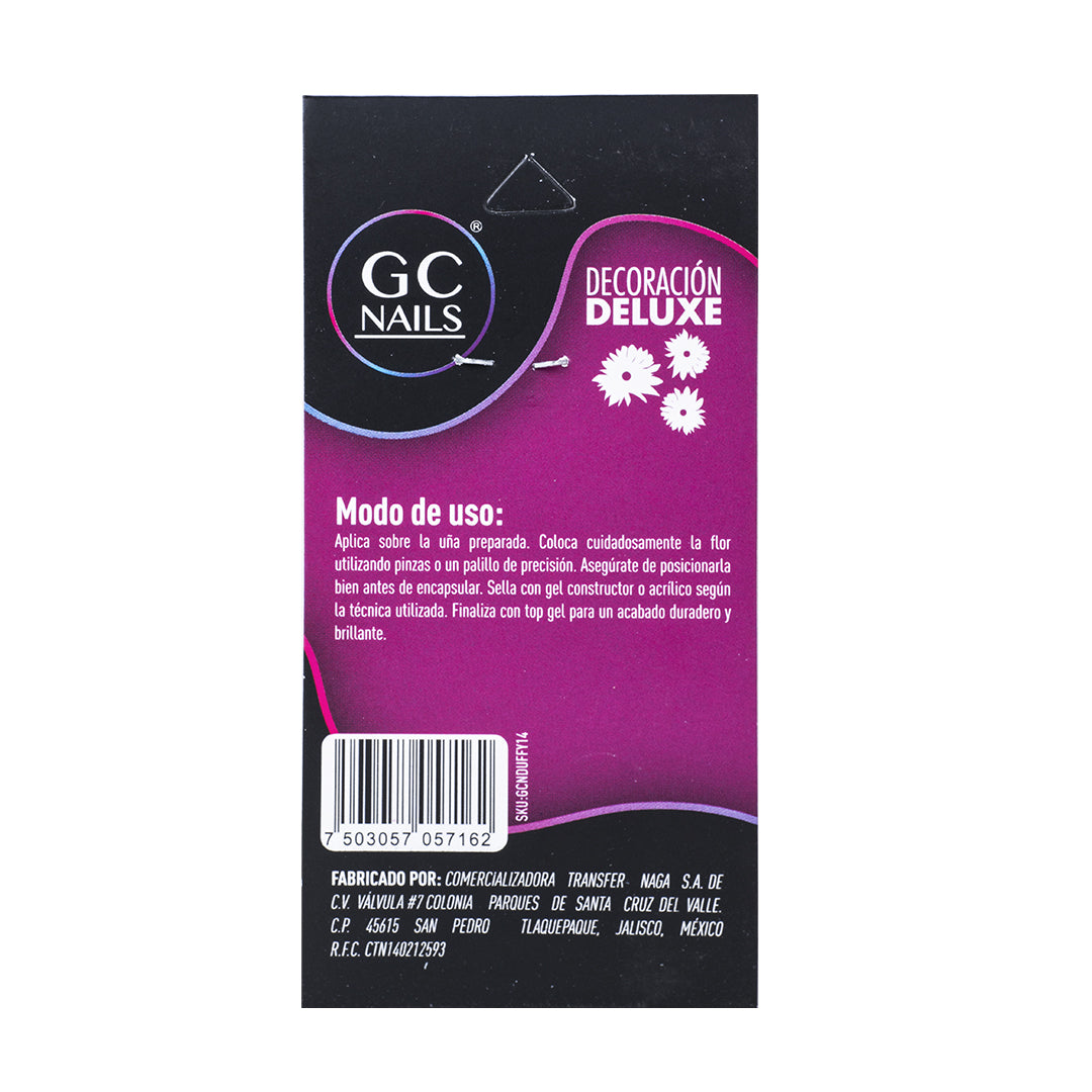 GC SET DELUX DECORACION PARA UÑAS FLOWERS FOR YOU #14