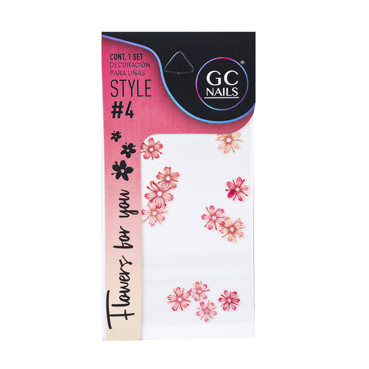 GC SET DELUX DECORACION PARA UÑAS FLOWERS FOR YOU #4