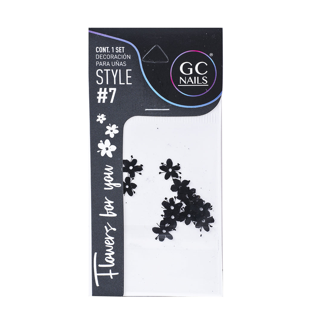 GC SET DELUX DECORACION PARA UÑAS FLOWERS FOR YOU #7
