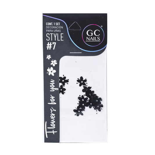 GC SET DELUX DECORACION PARA UÑAS FLOWERS FOR YOU #7