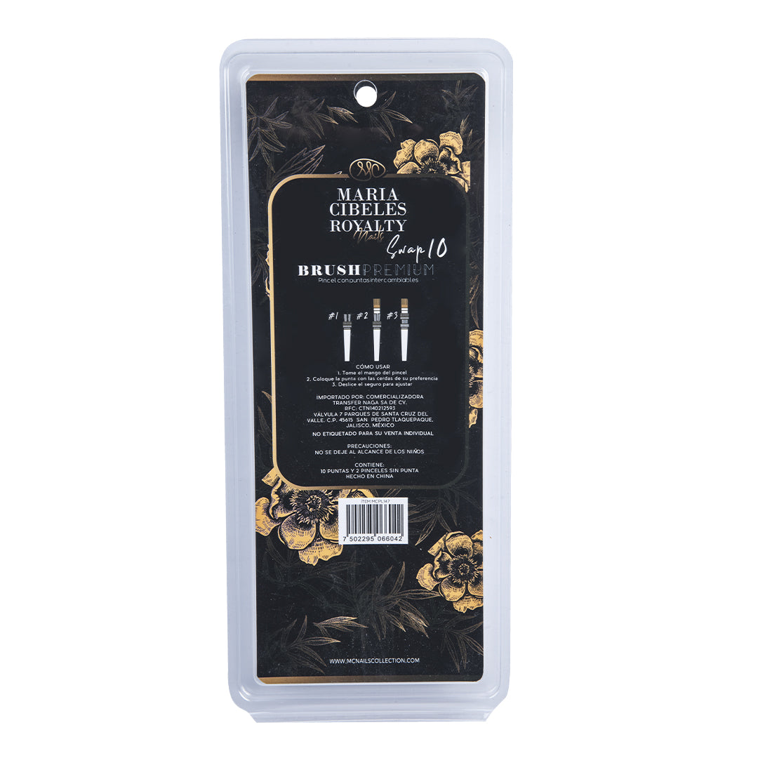 MC Royalty Pincel con 10 puntas intercambiables A10