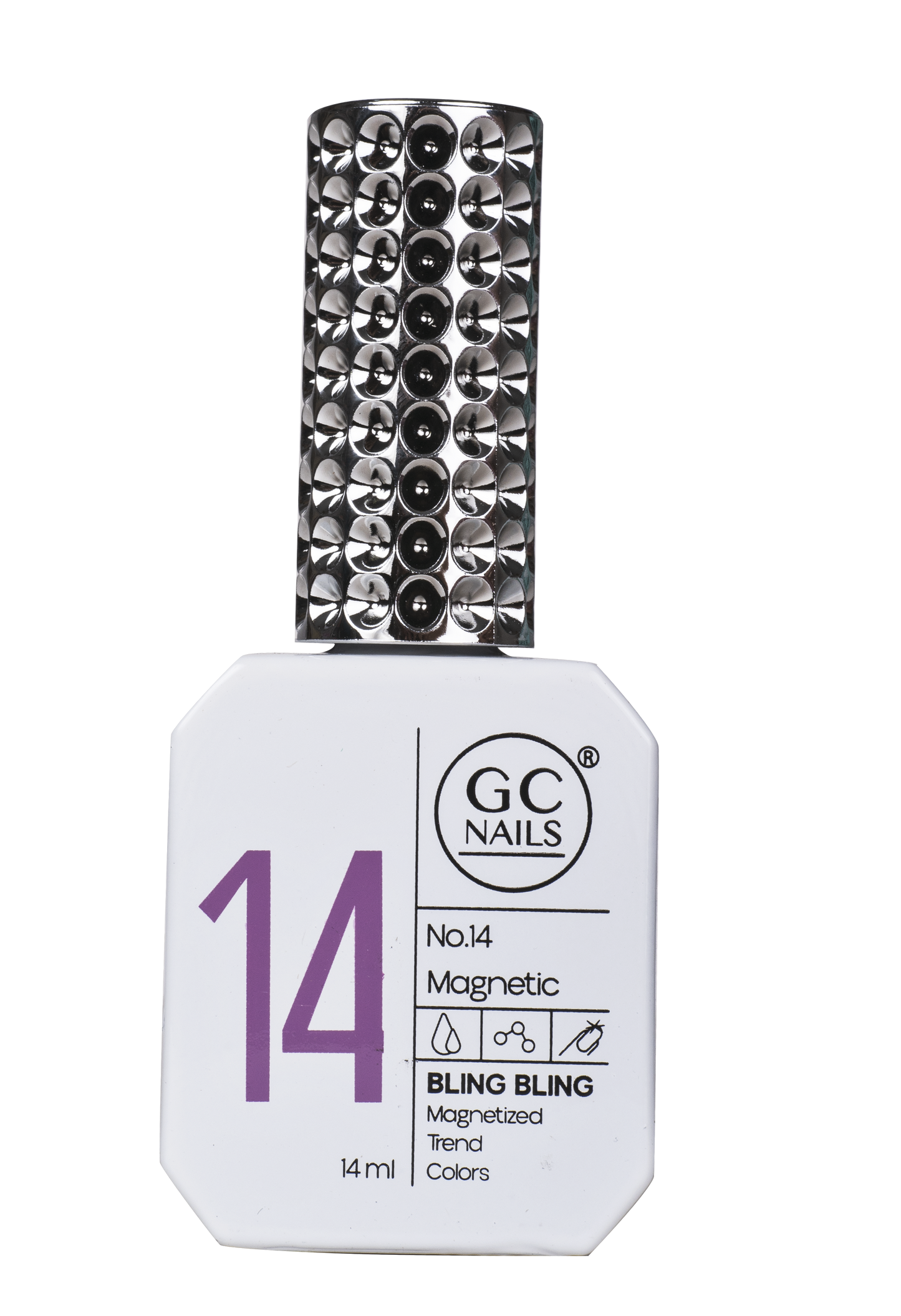 GC MAGNETIC BLING BLING MAGNETIZED TREND COLORS C/14ML #014