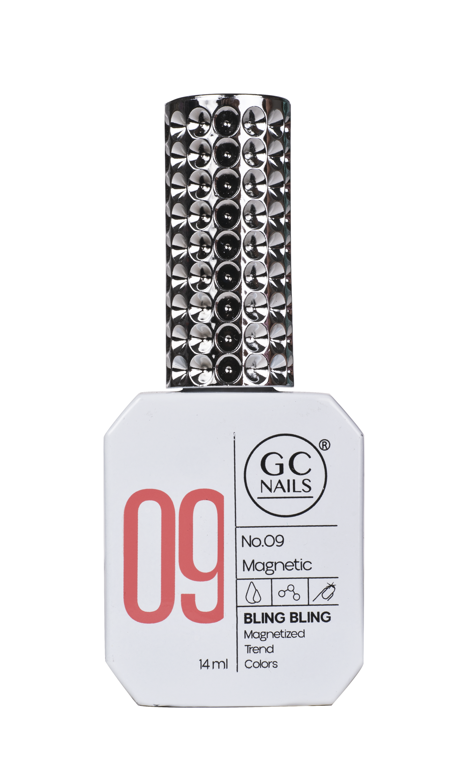 GC MAGNETIC BLING BLING MAGNETIZED TREND COLORS C/14ML #009