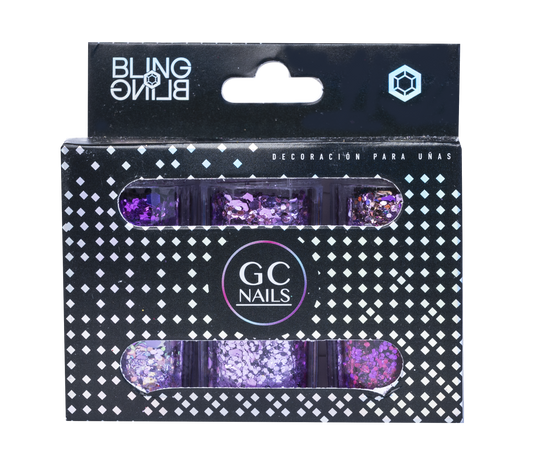 GC DECORACION BLING BLING #10 GLITTER BUNGAMBILIA C/6PZ